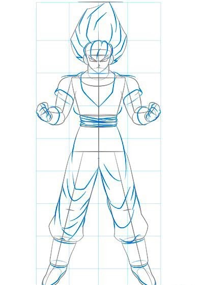 como-desenhar-o-goku-super-sayajin-blue-corpo-inteiro