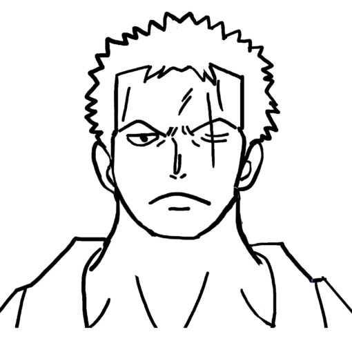 Desenhar O Zoro De One Piece