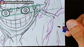 como desenhar um rosto de anime