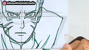 como desenhar a turma do naruto