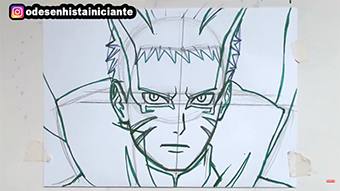 como desenhar anime de naruto