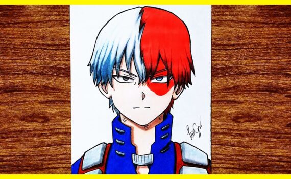 Como Desenhar O Todoroki Passo A Passo