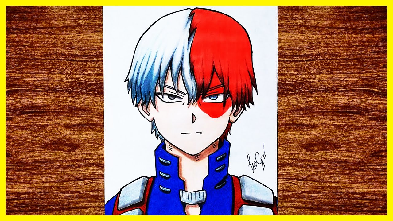 Como Desenhar O Todoroki Passo A Passo