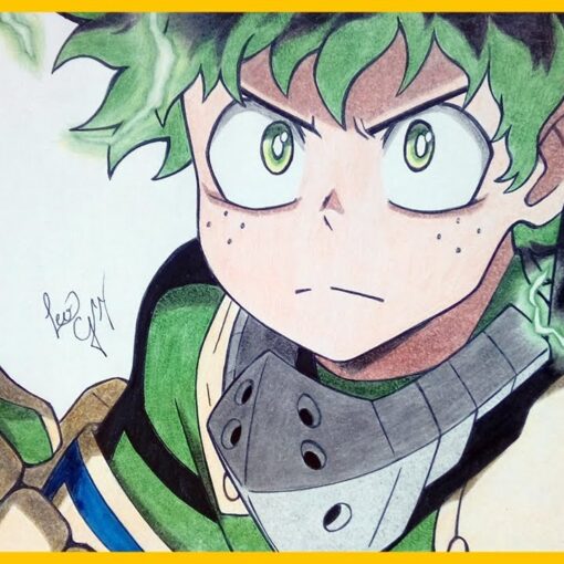 Como desenhar o Midoriya de Boku no Hero