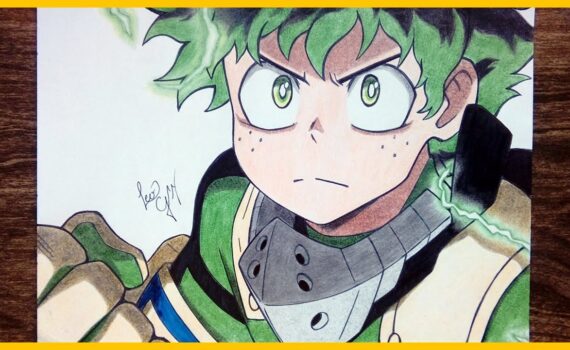 Como desenhar o Midoriya de Boku no Hero