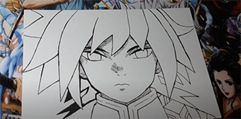 como desenhar personagens de anime