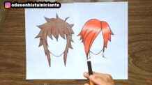 10 dicas de como desenhar cabelo de anime feminino