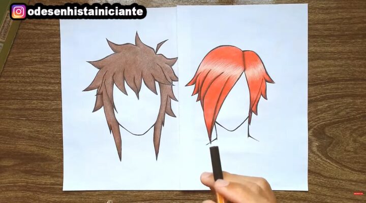 10 dicas de como desenhar cabelo de anime feminino