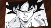 Como se desenha o Goku